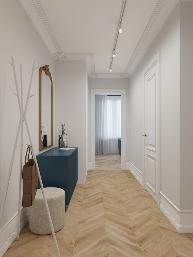Фото из портфолио Квартира  в современном стиле с нотками французской классики – фотографии дизайна интерьеров на INMYROOM