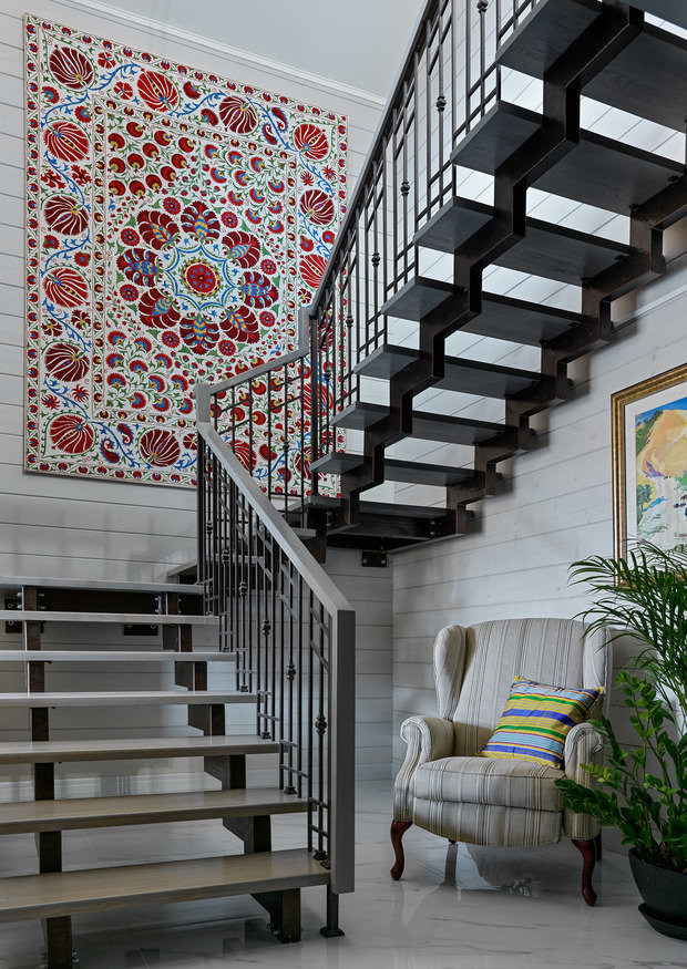 Фотография: Прихожая в стиле Восточный, Эклектика, Современный, Дом, Проект недели, Дом и дача, Московская область, 4 и больше, Более 90 метров, Ксения Коновалова – фото на INMYROOM