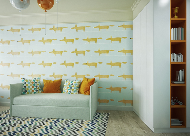 Фотография: Детская в стиле Скандинавский, Современный, Квартира, Проект недели, Анастасия Туганова – фото на INMYROOM