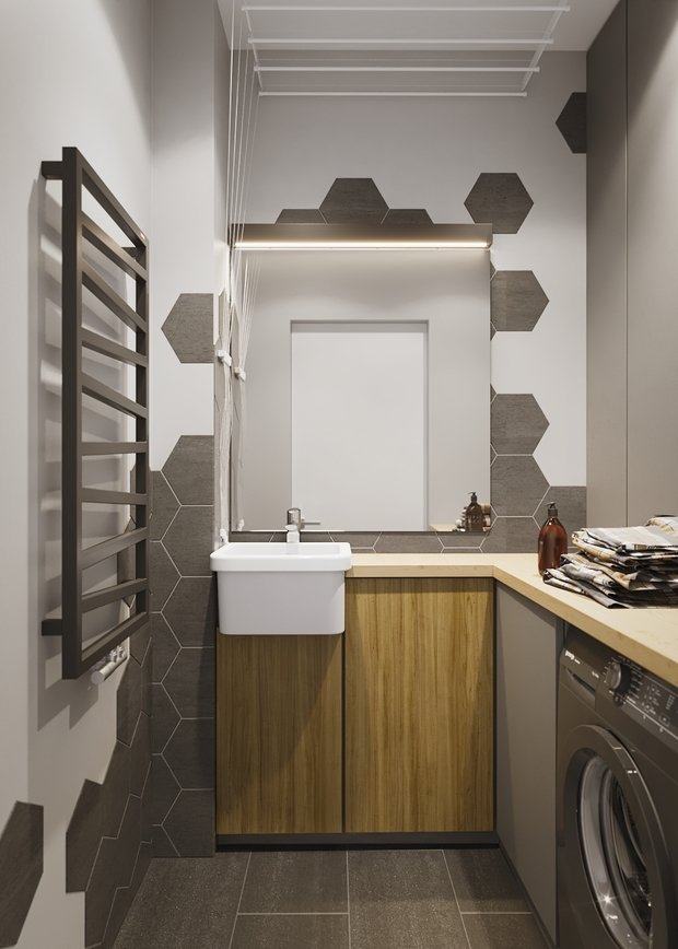 Фото из портфолио Проект трехкомнатной квартиры в Ельцове, Новосибирск – фотографии дизайна интерьеров на INMYROOM