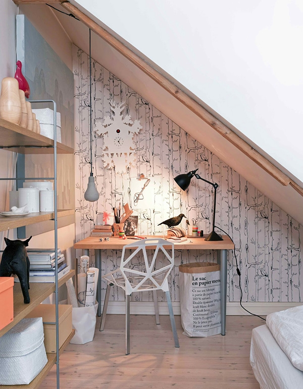 Фотография: Офис в стиле Современный, Малогабаритная квартира, Квартира, Дома и квартиры – фото на INMYROOM