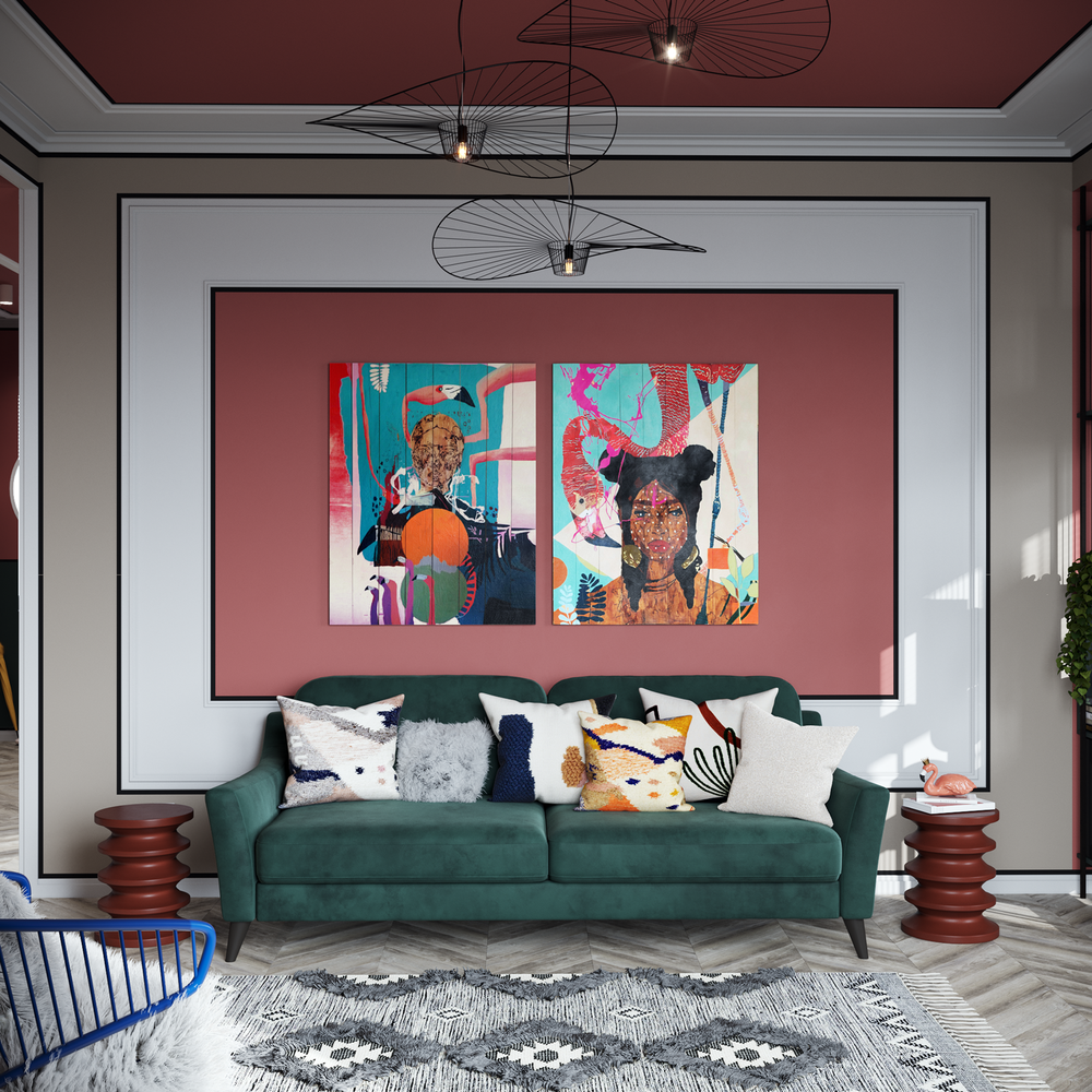 Фото из портфолио Яркий интерьер гостевой зоны в Санкт-Петербурге – фотографии дизайна интерьеров на INMYROOM Фото из портфолио Яркий интерьер гостевой зоны в Санкт-Петербурге – фотографии дизайна интерьеров на INMYROOM