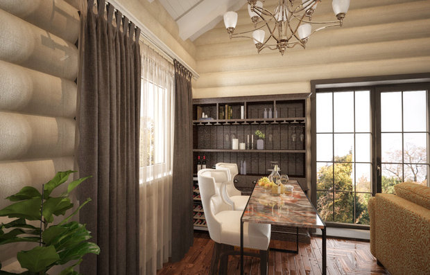 Фотография: Кухня и столовая в стиле Прованс и Кантри, Дом, Проект недели, Дача, Дом и дача, Дмитровский район, Татьяна Безверхая – фото на INMYROOM