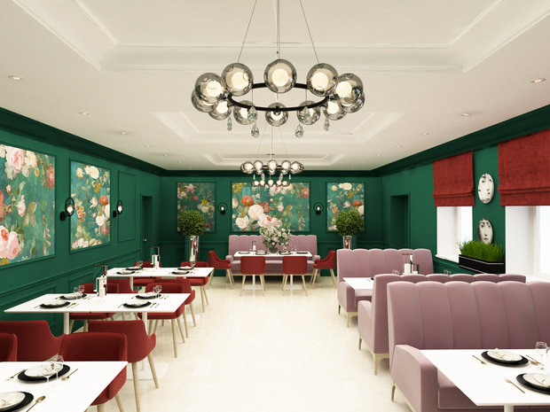 Фото из портфолио Банкетный зал п.Селты, Удмуртская Республика – фотографии дизайна интерьеров на INMYROOM