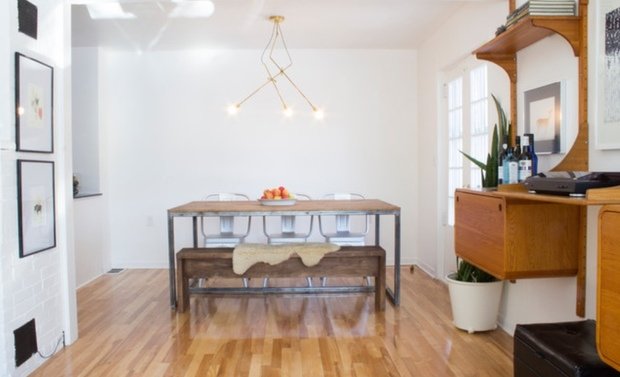 Фотография: Гостиная в стиле Лофт, DIY, Дом, Дома и квартиры, Камин – фото на INMYROOM