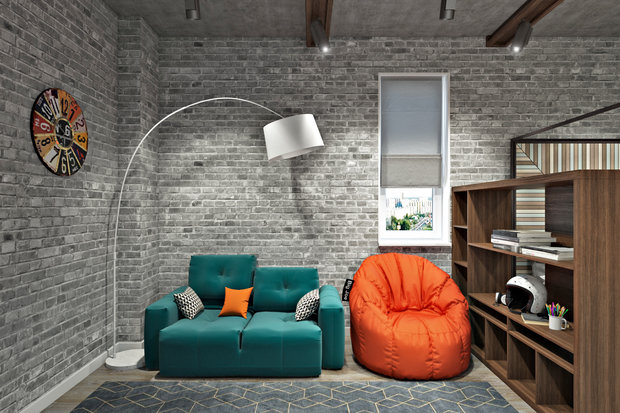 Фото из портфолио Мандариновый всплеск – фотографии дизайна интерьеров на INMYROOM