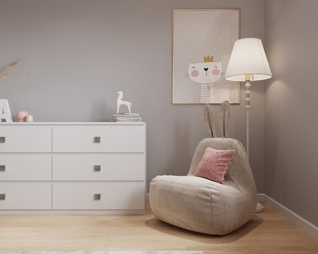 Фотография: Детская в стиле Современный, Квартира, Проект недели, Москва, 4 и больше, Более 90 метров, Елена Лебедева – фото на INMYROOM