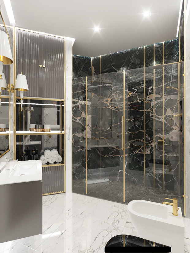 Фото из портфолио Апартаменты 1705 в ЖК Аю-Даг – фотографии дизайна интерьеров на INMYROOM