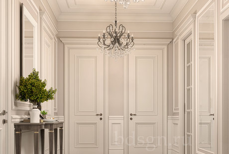 Королевская прихожая из современных материалов