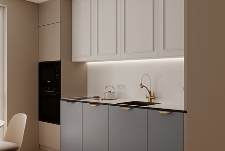 Квартира в Царицино (Кухня и Балкон)