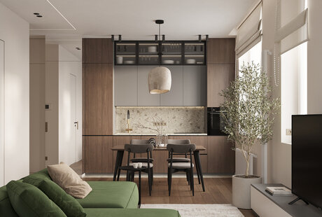 Интерьер квартиры в ЖК Технопарк