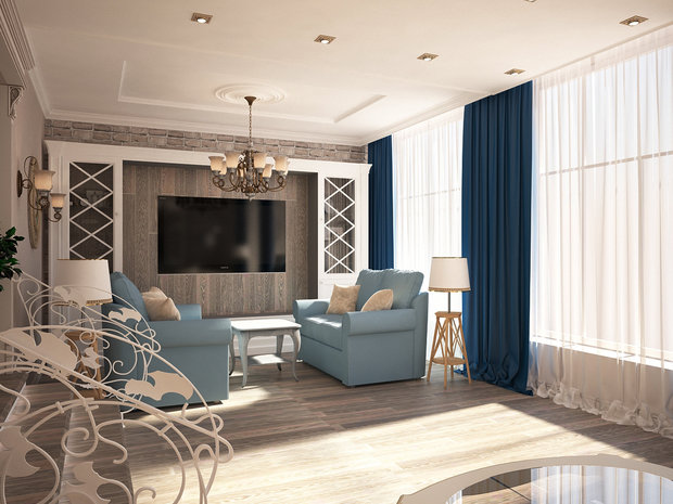 Фото из портфолио Гостиная в пансионате – фотографии дизайна интерьеров на INMYROOM