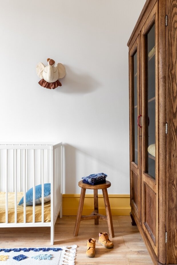 Фотография: Спальня в стиле Скандинавский, Современный, Эклектика, Винтажный, Квартира, Проект недели, Казахстан, Астана, 3 комнаты, 60-90 метров, Евгения Мараськова-Григорянц – фото на INMYROOM