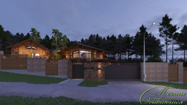 Фото из портфолио Загородная усадьба "Горный воздух" – фотографии дизайна интерьеров на INMYROOM