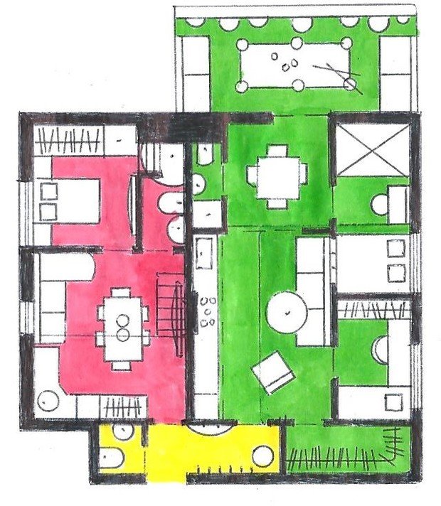 Фото из портфолио Мои перепланировки – фотографии дизайна интерьеров на INMYROOM