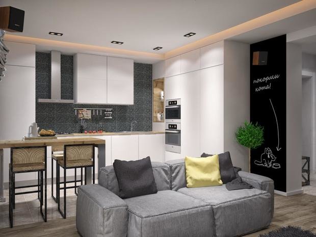 Фото из портфолио Apartment #6 – фотографии дизайна интерьеров на INMYROOM