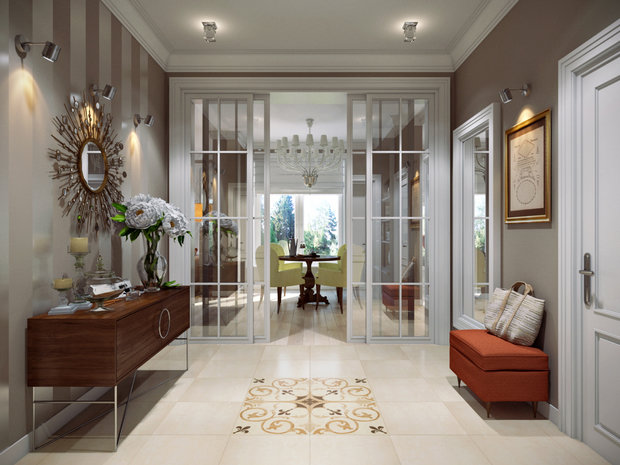 Фото из портфолио Квартира «Контемпорари», 130 кв.м – фотографии дизайна интерьеров на INMYROOM