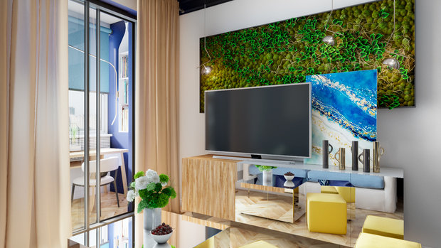 Фото из портфолио Живописная Эклектика – фотографии дизайна интерьеров на INMYROOM