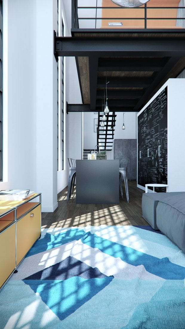 Фото из портфолио Роскошный ЛОФТ – фотографии дизайна интерьеров на INMYROOM