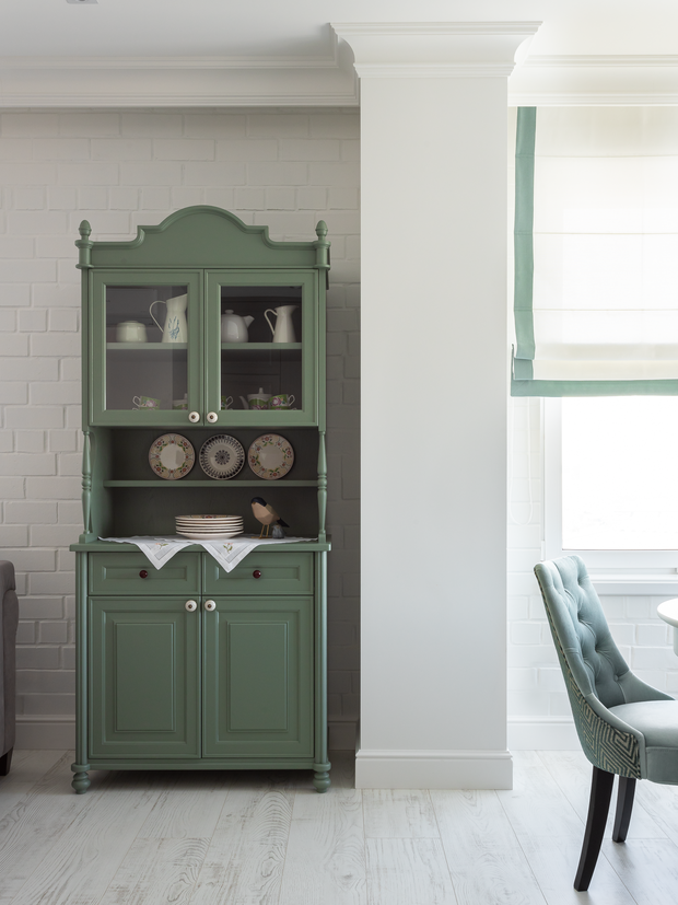 Фотография: Кухня и столовая в стиле Прованс и Кантри, Квартира, Проект недели, Челябинск, 3 комнаты, Более 90 метров, Яна Петрова – фото на INMYROOM