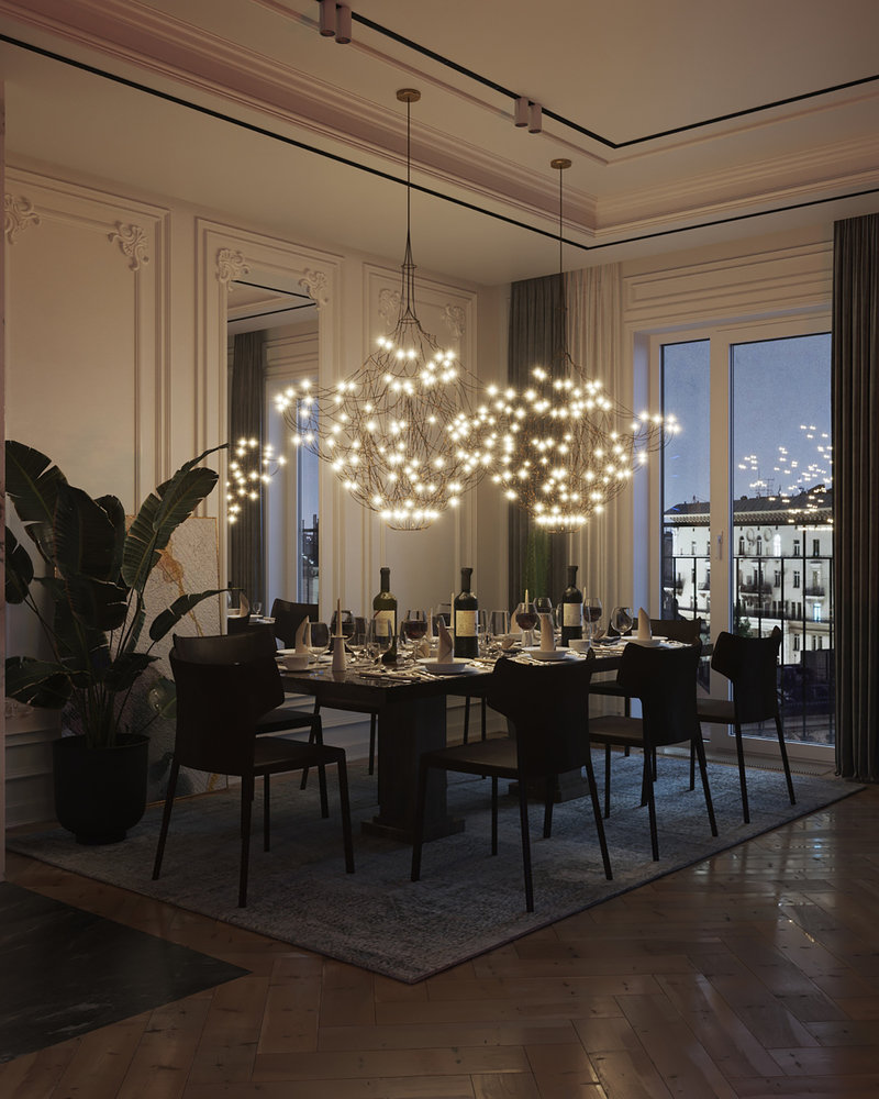 Фото из портфолио Стол в гостиной - 3D визуализация – фотографии дизайна интерьеров на INMYROOM Фото из портфолио Стол в гостиной - 3D визуализация – фотографии дизайна интерьеров на INMYROOM