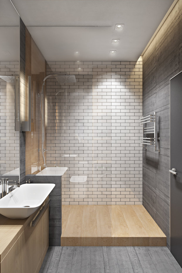 Фото из портфолио Квартира для молодой семьи в стиле лофт – фотографии дизайна интерьеров на INMYROOM