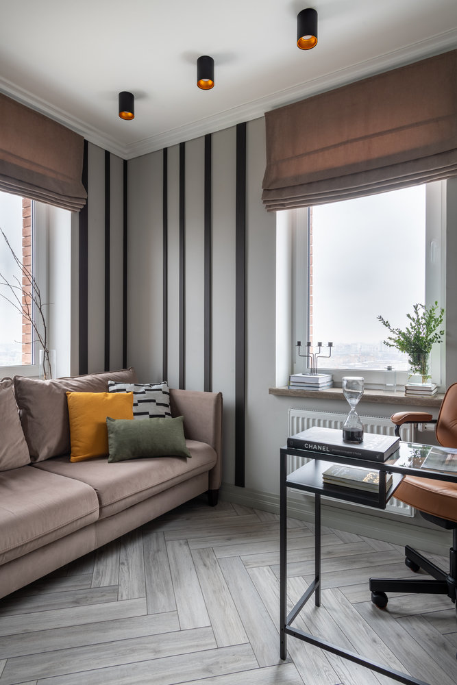 Фотография: Кабинет в стиле Современный, Квартира, Проект недели, Москва, 3 комнаты, 60-90 метров, Bazilik Interior Design, Карина Неделяй – фото на INMYROOM Фотография: Кабинет в стиле Современный, Квартира, Проект недели, Москва, 3 комнаты, 60-90 метров, Bazilik Interior Design, Карина Неделяй – фото на INMYROOM