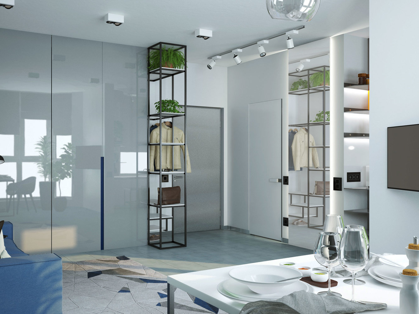 Фотография: Гостиная в стиле Современный, Малогабаритная квартира, Квартира, Студия, Минимализм, Проект недели, Киев, Монолитный дом, до 40 метров, We Create Studio – фото на INMYROOM Фотография: Гостиная в стиле Современный, Малогабаритная квартира, Квартира, Студия, Минимализм, Проект недели, Киев, Монолитный дом, до 40 метров, We Create Studio – фото на INMYROOM