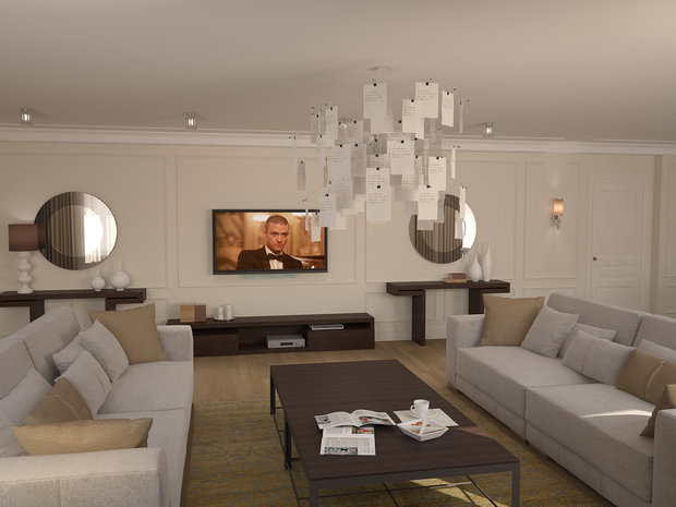 Фото из портфолио гостиная в неоклассицизме, – фотографии дизайна интерьеров на INMYROOM