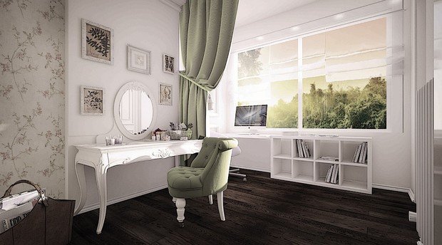 Фото из портфолио Квартира для пары с детьми – фотографии дизайна интерьеров на INMYROOM