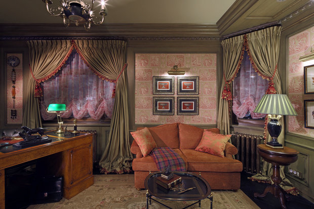 Фотография: Офис в стиле Классический, Квартира, Дома и квартиры, Проект недели – фото на INMYROOM