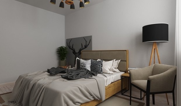Фото из портфолио Спальня – фотографии дизайна интерьеров на INMYROOM
