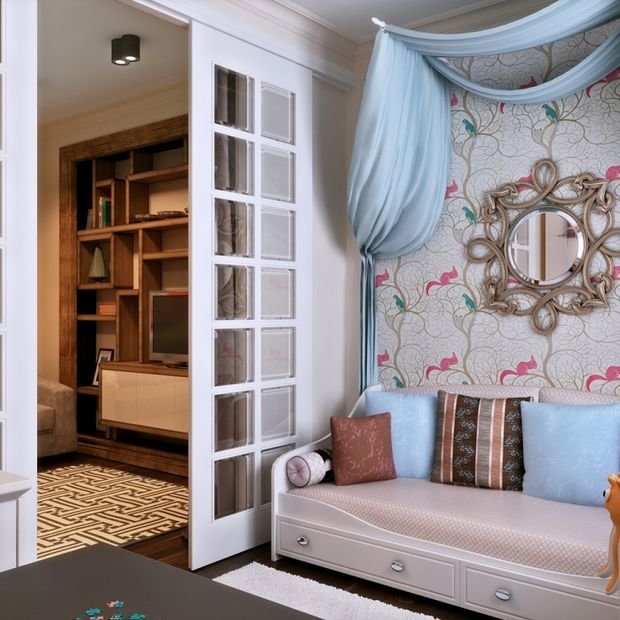 Фотография: Детская в стиле Классический, Декор интерьера, Малогабаритная квартира, Квартира, Студия, Планировки, Декор – фото на INMYROOM