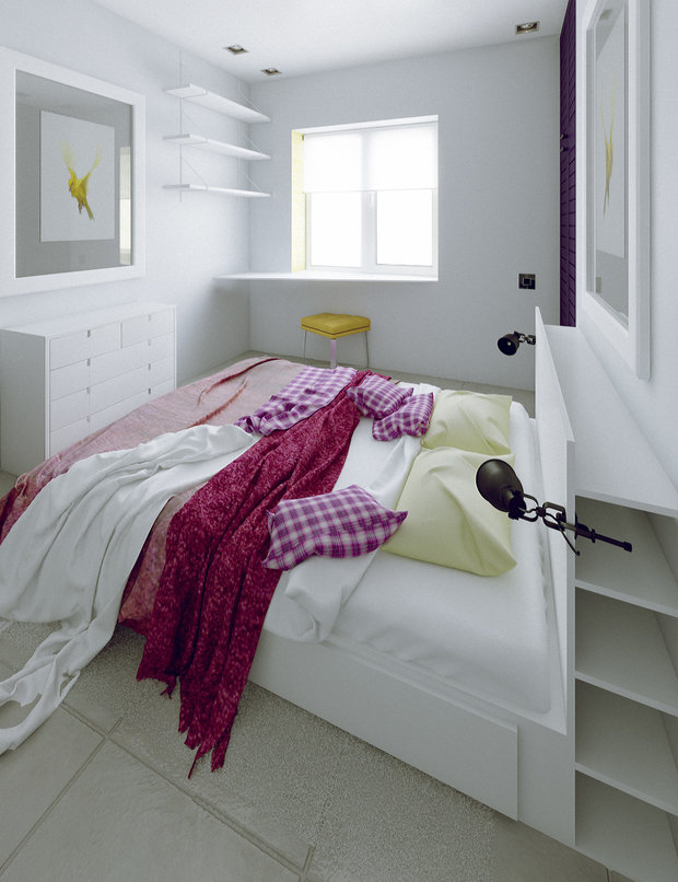 Фото из портфолио Перепланировка однокомнатной кв – фотографии дизайна интерьеров на INMYROOM