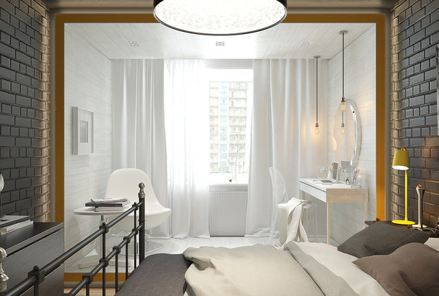 Фото из портфолио 2-к квартира, 67 м2 – фотографии дизайна интерьеров на INMYROOM