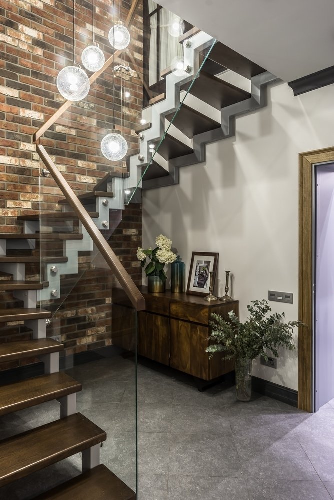 Фотография: Прихожая в стиле Современный, Лофт, Дом, Москва, Дом и дача, Илья Насонов, как оформить интерьер в стиле лофт, как оформить дом, Более 90 метров, Бутово – фото на INMYROOM