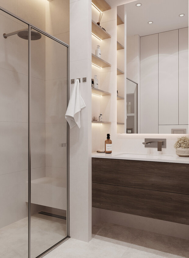 Фото из портфолио Квартира 79 м2 – фотографии дизайна интерьеров на INMYROOM