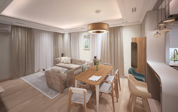 Фото из портфолио Ноксинский спуск – фотографии дизайна интерьеров на INMYROOM