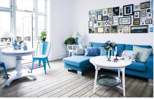 Фотография: Гостиная в стиле Скандинавский, Декор интерьера, Цвет в интерьере, Стиль жизни, Советы – фото на INMYROOM