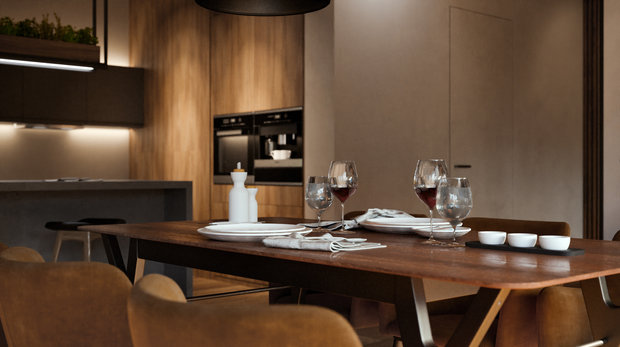 Фото из портфолио Загородный дом "Патроны парк" – фотографии дизайна интерьеров на INMYROOM