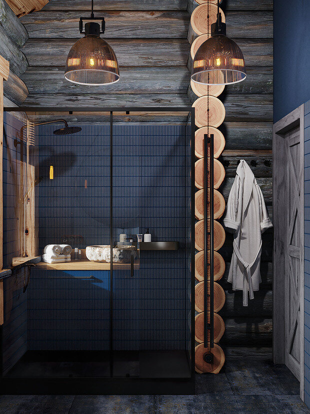 Фотография: Ванная в стиле Лофт, Современный, Эклектика, Прованс и Кантри, Дом, Проект дня, Дом и дача, Юлия Чернова, 3 комнаты, Более 90 метров, Астрахань – фото на INMYROOM
