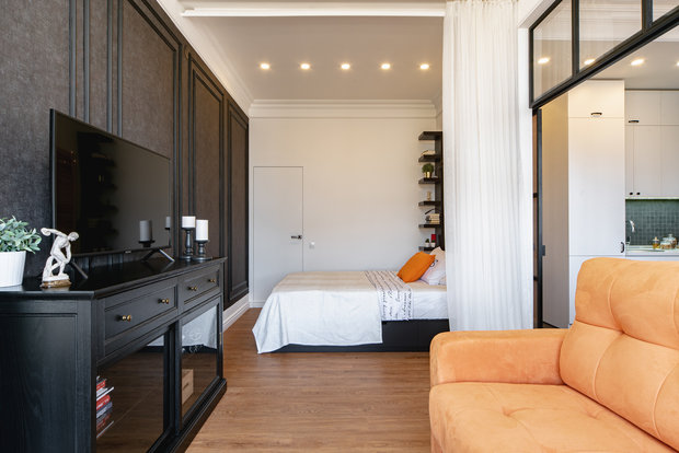 Фото из портфолио Апельсиновый фреш – фотографии дизайна интерьеров на INMYROOM