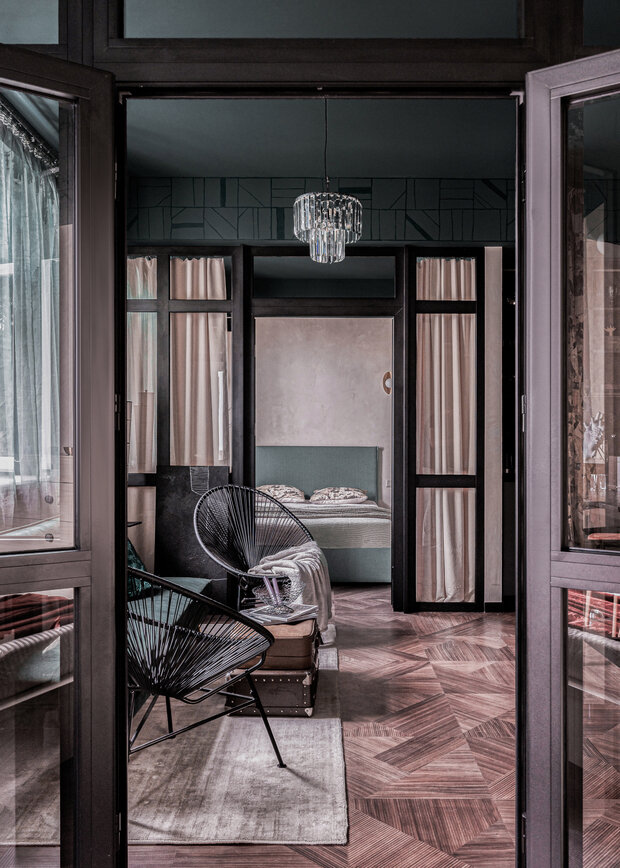 Фотография: Гостиная в стиле Современный, Эклектика, Квартира, Проект дня, Беларусь, Сталинка, 3 комнаты, 40-60 метров, Могилев, Анастасия Придачина – фото на INMYROOM