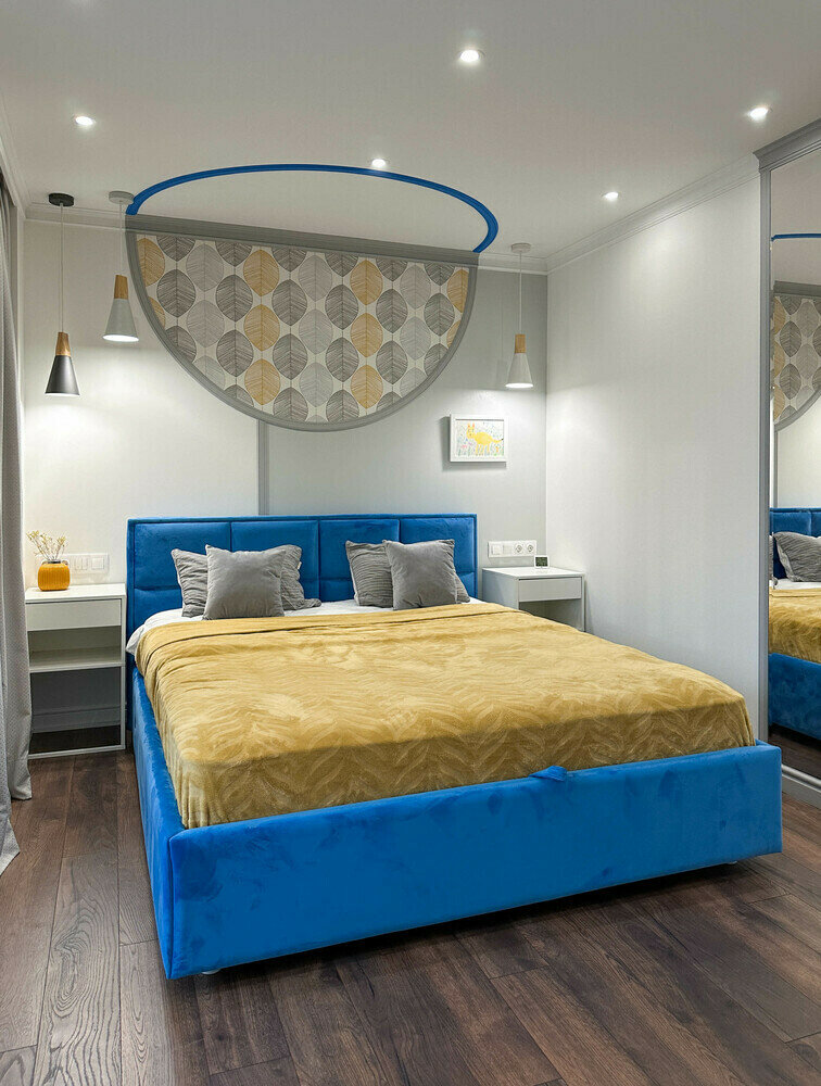 Фотография: Спальня в стиле Современный, Квартира, Проект недели, Москва, 3 комнаты, 60-90 метров, ARROOM, Алина Роговская – фото на INMYROOM