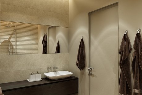 Квартира в теплых тонах - Ванная комната