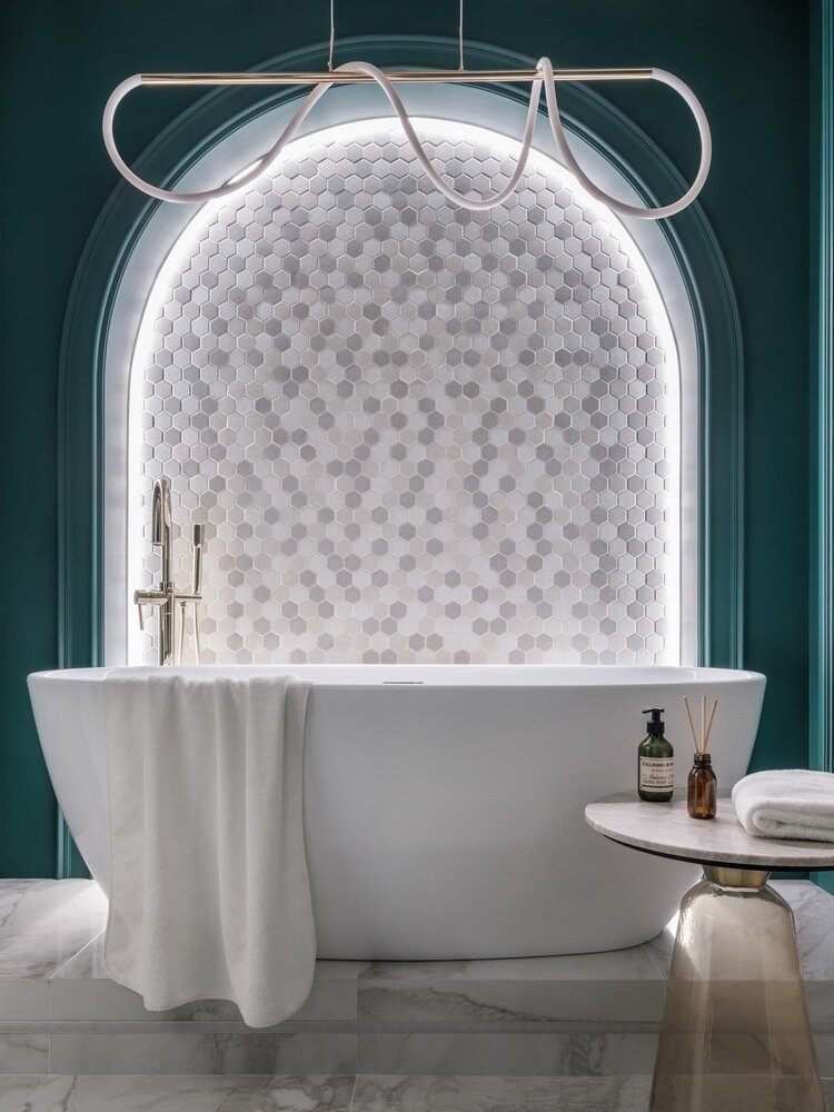 Фотография: Ванная в стиле Классический, Современный, Эклектика, Квартира, Проект недели, Москва, 2 комнаты, 40-60 метров, Виолетта Голубева, Golubeva design&architecture – фото на INMYROOM Фотография: Ванная в стиле Классический, Современный, Эклектика, Квартира, Проект недели, Москва, 2 комнаты, 40-60 метров, Виолетта Голубева, Golubeva design&architecture – фото на INMYROOM