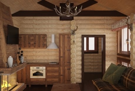 Домик охотника (Кудряшовская Зимка)