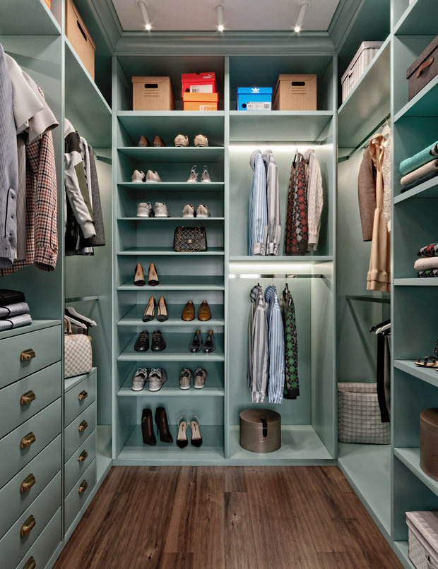 Фотография: Гардеробная в стиле Современный, Эклектика, Квартира, Проект дня, Санкт-Петербург, Татьяна Безверхая, 4 и больше, Более 90 метров, TB Design – фото на INMYROOM