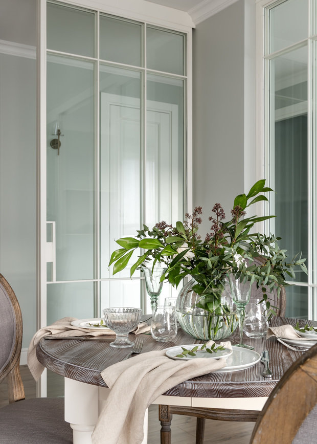 Фотография: Кухня и столовая в стиле Прованс и Кантри, Современный, Квартира, Проект дня, Санкт-Петербург, 2 комнаты, 60-90 метров, Наталья Исаченко – фото на INMYROOM