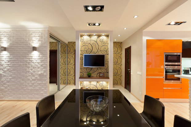 Фото из портфолио Двухуровневая квартира в стиле Лофт – фотографии дизайна интерьеров на INMYROOM